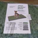 Artificial Grass Puppy Pee Pad for Dogs and Small Pets - 20x25 Reusable 3-Layer Potty Training Pad with Tray - Dog House and Pet Supplies by PETMAKER (Medium)