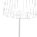 Metal Mannequin Female Wire Dress Form with Stand, Vintage Style Adjustable Manikin Torso Full Body for Women, Female Model Display Stand for Boutique Retail Store (White) (58in)