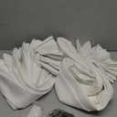 Cream Ivory Linen Curtains 80 Inches Long 2 Panels Set for Living Room Bedroom Pinch Pleated Back Tab Drapes Neutral Modern Farmhouse Decor Semi Sheer 80 Inch Curtains for Dining Room Window Cabin (Natural)