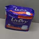 LivDry 2XL Overnight Adult Diapers for Women and Men, XXL Incontinence Underwear, 60-80" Waist, Disposable Pull-On Briefs, XX-Large, 12 Pack