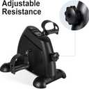 Mini Exercise Bike, Himalaya Under Desk Bike Pedal Exerciser Portable Foot Cycle Arm & Leg Peddler Machine with LCD Screen Displays