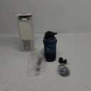 32 oz Insulated Water Bottle | Thickened Stainless Steel Vacuum Metal | Portable Sports Water Jug for Gym and Hiking with Straw, Carrier Bag, Handle Strap | BPA-Free 32 oz (Indigo/Black)