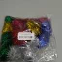 YYCRAFT 18pcs Jumbo Glitter Tinsel Pom Poms Sparkle Balls for DIY Craft,Cat Toys(2 Inch,6 Colors)