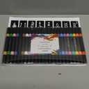 Water Resistant Face Paint Tattoo Pen - 18Pcs Temporary Tattoo Markers for Skin Dual-End Visible Capacity Henna Body Tattoo Kit, Body Painting Kit, Teen Girl Gifts Trendy Stuff for Teenage Adults (Multicolour)