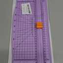 Firbon Purple A4 Paper Cutter, 12 Inch Titanium Straight Paper Trimmer with Side Ruler for Scrapbooking Craft, Paper, Coupon, Label, Cardstock