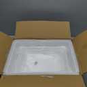 3Pcs White Buffet Risers 10" 12" 14" Acrylic Food Risers Display Stands Catering Supplies Buffet Display with Hollow Bottom
