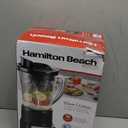 Hamilton Beach Wave Crusher Blender for Smoothies With 40 Oz Glass Jar and 14 Functions, Ice Sabre Blades & 700 Watts for Consistently Smooth Results, Black & Stainless Steel (54220)