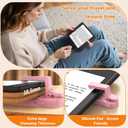 Page Turner Ring for Kindle,Remote Control for iPhone iPad Android Tablets E-Readers,Clicker Page Turner for Kindle Accessories for Camera Video Record&Shutter Selfie (Pink)