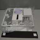 FENCHILIN Vanity Mirror with Light Lighted Makeup Mirror Vanity Makeup Mirror Smart Touch Control 3Colors Dimable Light Detachable 10X Magnification 360Rotation(White)