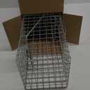 Heavy Duty Humane Live Animal Cage Trap for Squirrels (Silver)