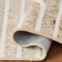 INGEROOM 6x9 Washable Area Rugs, Neutral Beige Geometric Area Rug for Living Room Bedroom, Modern Area Rug, Large Non-Slip Indoor Floor Carpet for High Traffic Areas, Kitchen, Dining Room