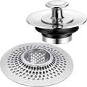 LEKEYE Shower Drain Hair Catcher | Bathtub Stopper/Strainer Stainless Steel Drain Protector