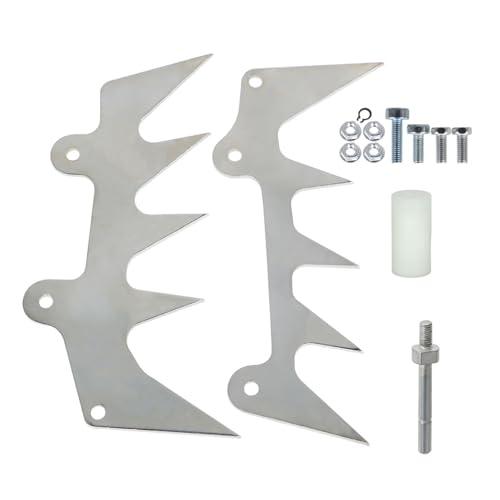 Autoparts Dual Felling Dog Bumper Spikes Chain Catcher Set Replacement for Stihl 024 026 MS240 MS260 029 039 034 036 038 MS290 MS390 MS310 MS311 MS271 MS291 Chainaw Powder Coated