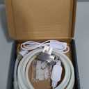 LED Neon Lights Daylight White 6000K,9.8ft 110-120V LED Strip Lights,Flexible Outdoor Waterproof Neon Rope Lights for Bedroom,Cabinet,Kitchen,Living Room,Mirror,Halloween Decor