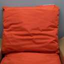 LAGRATY Outdoor Chair Cushions for Patio Furniture24" x 24" Deep Seat Cushions with Backrest for Couch Sofa Chair - Waterproof Fade-Resistant Patio Cushion (Set of 4, Orange)
