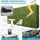 Patio 54" W x 54" H x 6" D Artificial Hedge Wall Panels, Green Wall Outdoor Boxwood Hedges, Faux Greenery Grass Backdrop, Privacy Screen Freestanding Room Divider, Garden Planter Dcor