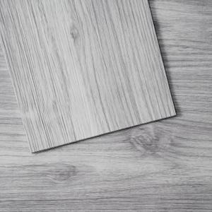 VEVOR 29 Sq.Ft Peel and Stick Floor, 36" x 6" Self Adhesive Vinyl Flooring 20 Tiles 0.62 mm Thick Light Gray Wood Grain DIY Flooring for Bedroom, Living Room, Bathroom