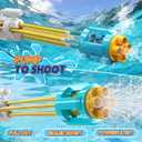 2pcs Water Guns for Kids Adults Toddler, High-Capacity Water Squirt Gun Toy, Summer Fun Water Toys for Pool Outdoor Beach Games, Water Blaster for Ages 4-8 8-12 Boys Backyard Party Play