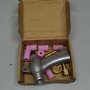 Sand Blaster Gun, Sandblasting Sandblaster Gun Kit for Sandblast Blast Cabinet with 5Pcs Ceramic Nozzles (silvery)