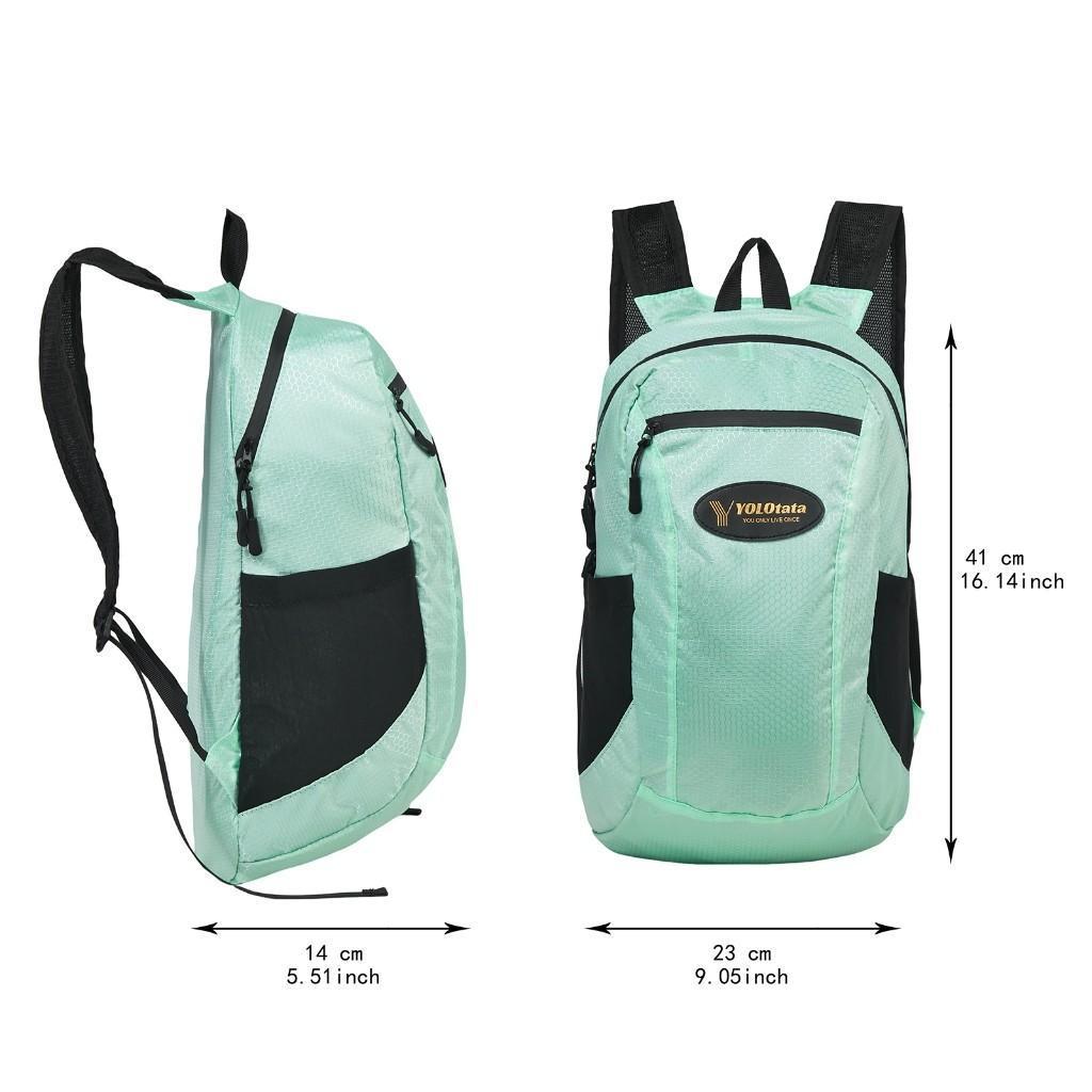 Hiking Daypacks for Women Waterproof Backpacks 15L Lightweight Packable Men Small Outdoor Sports Fan Multipurpose Travel Camping Bags Dark Blue