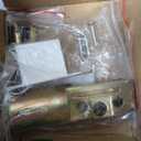 Door Lock with Key (Black(Circle))