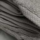 Amazon Basics 2 Piece Quick-Dry Oversize Bath Towel, 100% Cotton, 54" x 30", Platinum