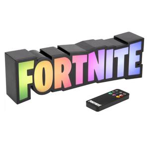 Fortnite RGB Color Changing Gaming Lamp with Remote Controller, Officially Licensed Gaming Light, Wall or Desk Display, USB Powered, Home Decor for Gamers | Paladone