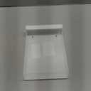 Thyle 6 x 9 Inch Outdoor Brochure Holder with Lid Acrylic Wall Mount Literature Box with Self Closing Lid Waterproof Clear Heavy Duty with Screws for Flyer Document Pamphlet Display (White)