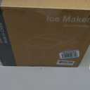 Sweetcrispy Countertop Ice Maker Machine, Portable Self-Cleaning Ice Machine with Ice Scoop, Basket and Handle, 9 Cubes in 6 Mins, 26.5lbs/24Hrs, 2 Sizes of Bullet Ice for Home Kitchen, Coal Black