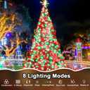 393 FT Christmas Lights 1000 LED Xmas Lights Outdoor Christams String Lights Waterproof 8 Modes & Timer, Fairy Lights Plug in for Weeding, Patio, Party, Holiday,Christmas Decor (Red+Green)