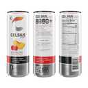 CELSIUS Sparkling Raspberry Peach, Sugar Free Energy Drink, 12 Fl Oz (Pack of 12) (EXP 03/09/27)