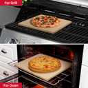 Unicook Large Pizza Stone for Oven and Grill, Heavy Duty Baking Stone for Bread, Thermal Shock Resistant Cordierite Pizza Pan, 16 x 14 Inch Rectangular