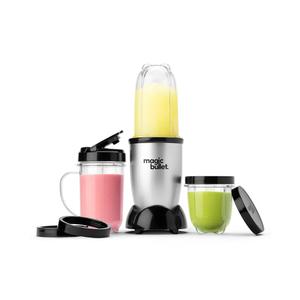 Magic Bullet Blender, Small, Silver, 11 Piece Set
