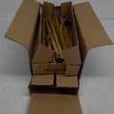 Arch Backdrop Stand Set of 2 With Cover (7.2FT+6FT) Gold Metal Wedding Arch Balloon Stand With Cover for Birthday Party Baby Shower Graduation Ceremony Decoration