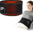 Cordless Heating Pad for Back, Back Heating Pad Rechargeable Heated Waist Belt Wrap with Built-in Warming Layer 5 Heat Options & 3 Auto Timer
