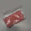 M METERXITY 3600-Pack Acrylic Diamonds, 0.12 Inch/3mm Wedding Table Scatter Confetti Crystals for Vase Fillers/Art Craft, Acrylic Diamonds Gems [Orange Pink AB]