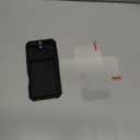 ATATOO for iPhone Air Case Wallet with HD Tempered Glass Screen Protector [2 Pack], Card Holder & Slide Camera Cover, Drop Protection, Hard Protective Case for iPhone Air 2025 6.5", Black