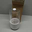 Toothbrush Holder with Cover 360 Rotating 4 Compartments Bathroom Toothpaste Electric Toothbrush Organizer, White