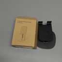 360 Rotating Cell Phone Stand for Desk, Adjustable & Foldable Phone Holder, Aluminum Desktop Phone Stand with Anti-Slip Base, Compatible with iPhone, iPad, Android Phones, K69-Black