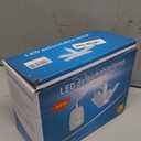 YWD LED Garage Lights 2Pack, 60W Deformable Led Ceiling Lighting 6000LM E26/E27 Daylight 6500K Super Bright Light Adjustable for Workbench, Barn, Warehouse