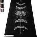 Yoga Mat With Strap 5mm Non Slip Suede & TPE - Eco-Friendly Fitness & Exercise Mat for Home Gym, Pilates, Hot Yoga, and Meditation - Lightweight Durable 72 x 24 inch Workout Mat for Women, Men