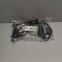 Car Steering Wheel Cover, Anti-Slip, Safety, Soft, Breathable, Heavy Duty, Thick, Full Surround, Sports Style (Black with Red line)