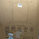 30.7" Tall Clear Acrylic Baby Gate 29.5"-47.2" Wide Pressure Mounted Clear Dog Gate Indoor - No Drill Auto Close, Walk Through Baby Gates for Stair & Doorways & Hallway