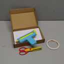 Paper Crimper, Pinking Shears, 30 Sheets Wild One Glossy Thin Inkjet Paper, Double Sided Tape for Crafts Jungle Wild One Birthday Party Supplies for Chip Bag Making