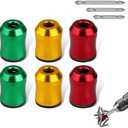 6PCS Magnetic Screw Holder, Magnetic Screw Ring Screwdriver Head Magnetic Ring for 1/4" Hex Screwdrivers & Power Bits, Bit Magnetizer for Drill Power Tools Mechanics Carpenters