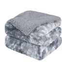 Unique Bargains Soft Fluffy Shaggy Faux Fur Blanket, Twin, Gray