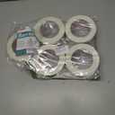 JIALAI HOME 5-Pack White Duct Tape, 2 inches x 30 Yards, 8.27 mil Thickness, Heavy Duty, Strong, Flexible, No Residue, All-Weather and Tear by Hand - for Patch, Protect and Temporary Repairs