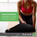Gaiam Yoga Mat - Premium Solid Thick Non Slip Exercise & Fitness Mat for All Types of Yoga, Pilates & Floor Workouts