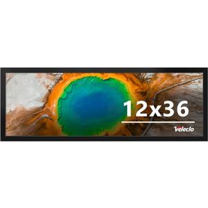 12x36 Picture Frame for Wall Display, 12x36 Black Picture Frame with Shatter Resistant Plexiglass, Stable and Sturdy 12 x 36 Poster Frame for Wall Display, Handpicked Gift Collection, 1 Pack