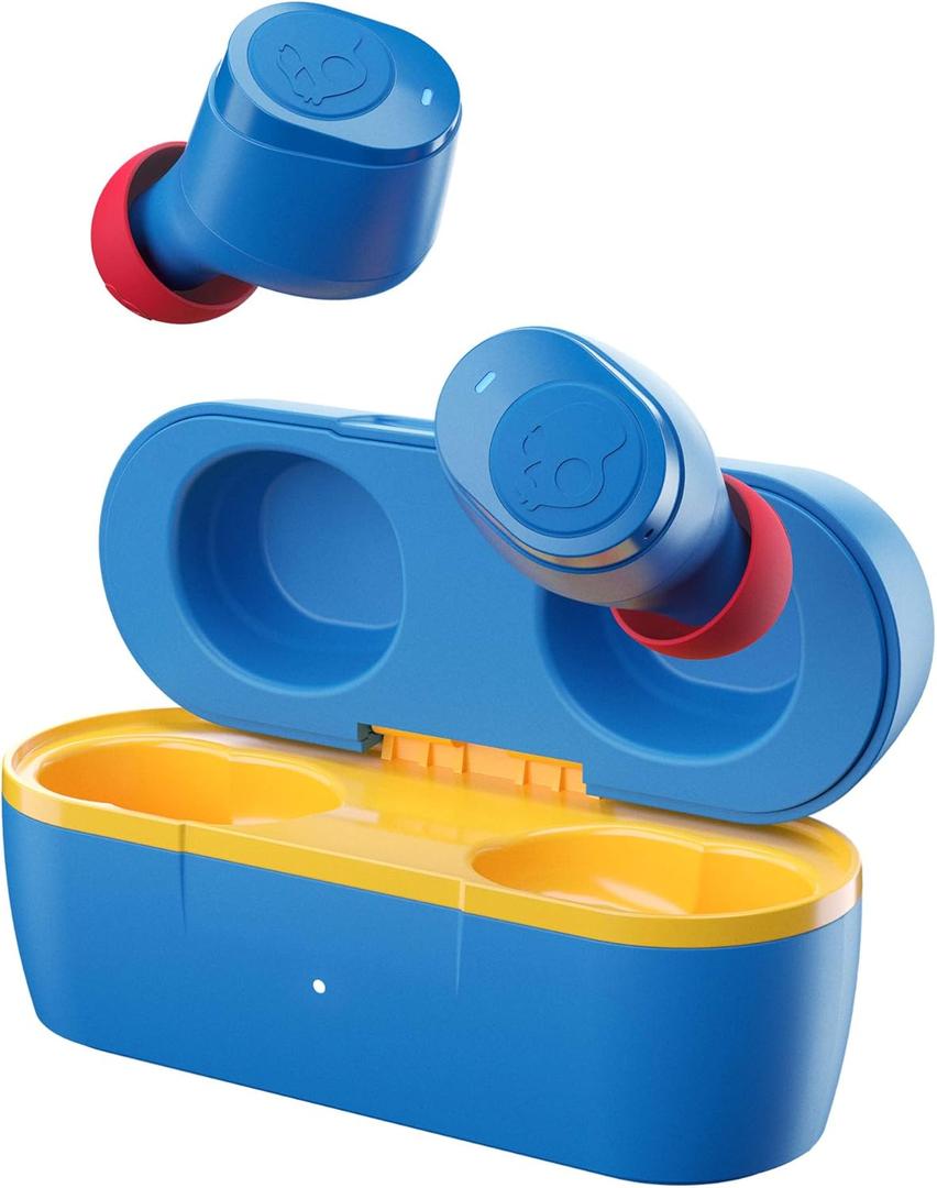 Skullcandy Jib True In-Ear Wireless Earbuds, 22 Hr Battery, Microphone, Works with iPhone Android and Bluetooth Devices - 92 Blue